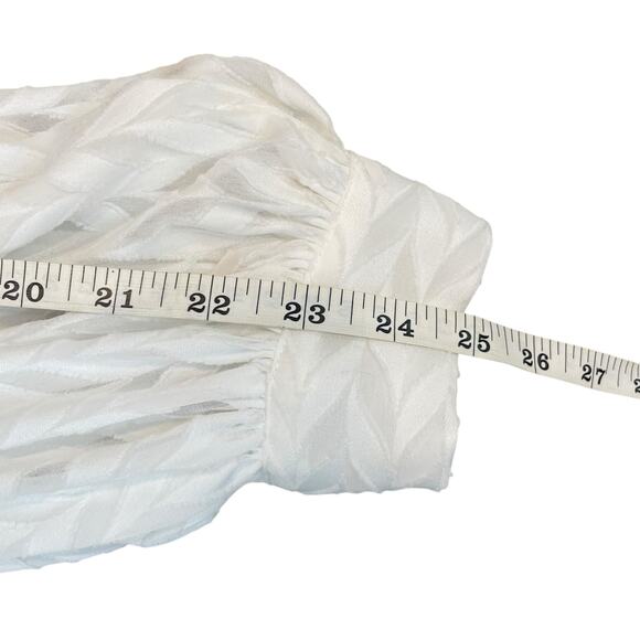 Sachin & Babi White Wrap Maxi Dress Sz 12 Elegant Long Sleeve V Neck Wedding NWT - Picture 16 of 16